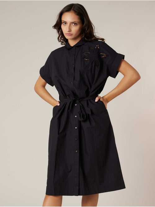 Robe chemise femme en 100% coton 'Deeluxe' - Kiabi