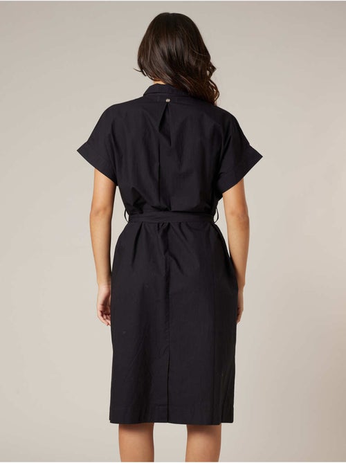 Robe chemise femme en 100% coton 'Deeluxe' - Kiabi