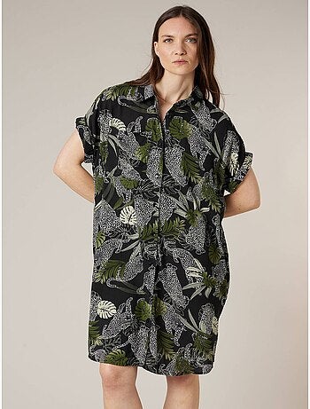 Robe chemise femme fluide 'Deeluxe'