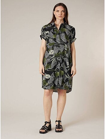 Robe chemise femme fluide 'Deeluxe'