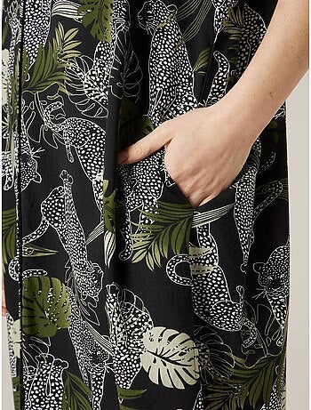 Robe chemise femme fluide 'Deeluxe'