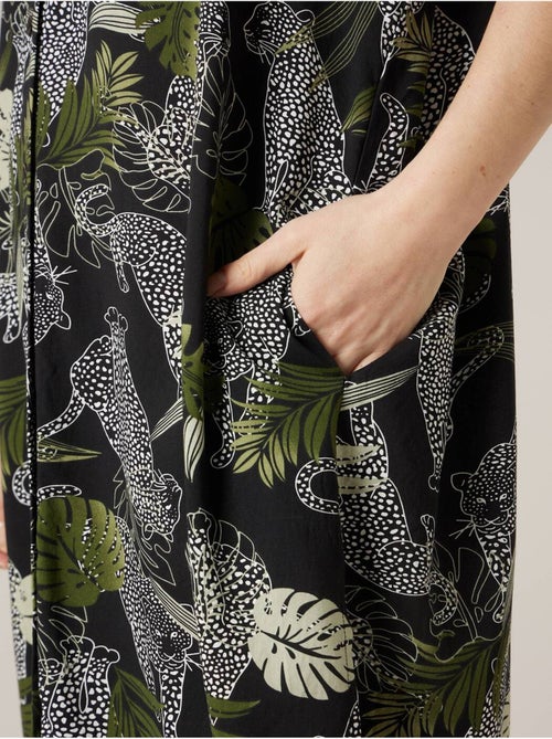 Robe chemise femme fluide 'Deeluxe' - Kiabi