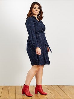 Robe chemise imprimée - Kiabi