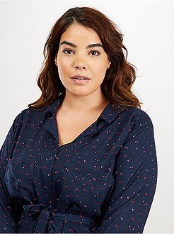 Robe chemise imprimée - Kiabi