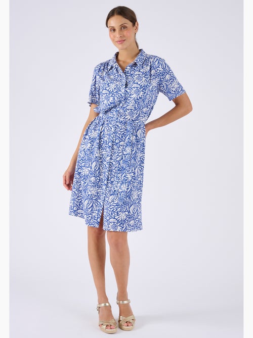 Robe-chemise imprimée Climatyl - Damart - Kiabi