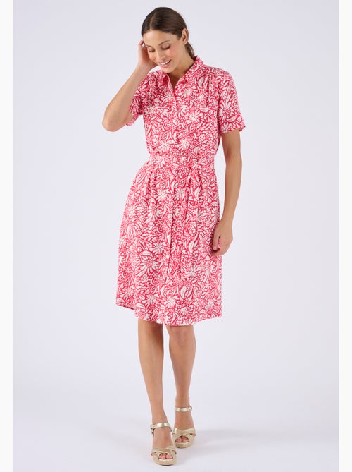 Robe-chemise imprimée Climatyl - Damart - Kiabi