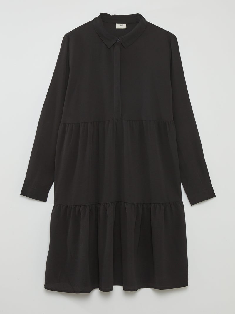 Robe chemise 'JDY' noir - Kiabi