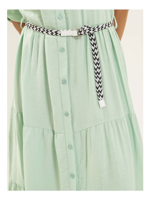 Robe chemise longue avec ceinture itonia - Kiabi Robe chemise longue avec ceinture itonia - Kiabi