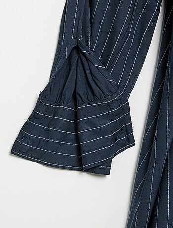 Robe chemise longue facile à enfiler