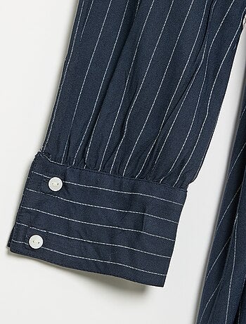 Robe chemise longue facile à enfiler