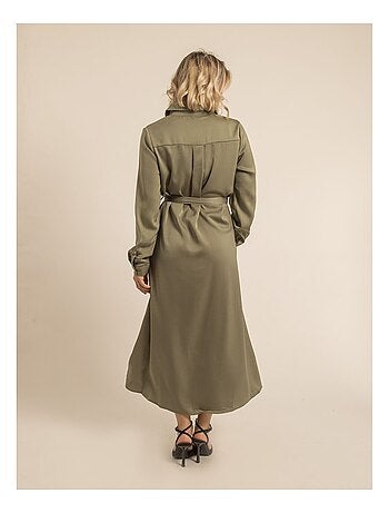 Robe chemise longue ISELINE
