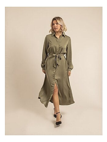 Robe chemise longue ISELINE