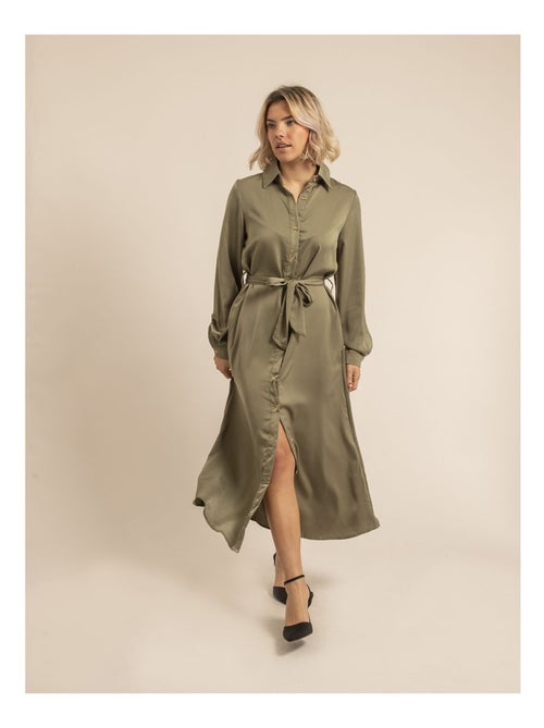 Robe chemise longue ISELINE - Kiabi