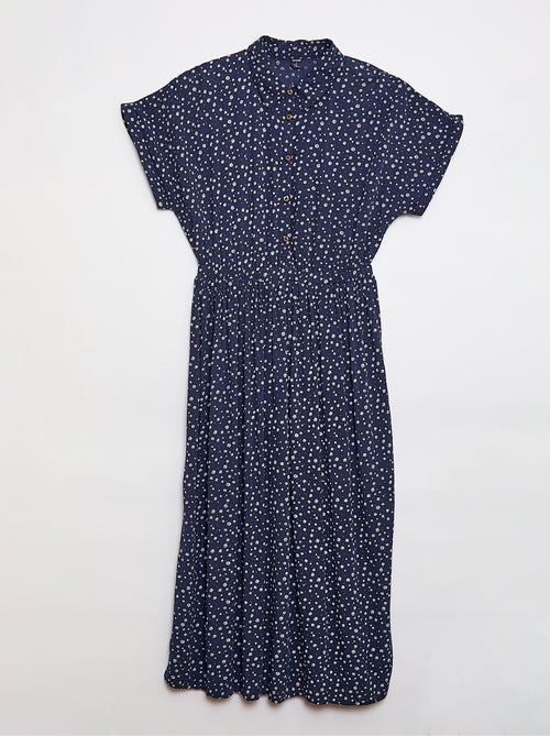 Robe chemise longue léopard -  Facile à enfiler - Kiabi