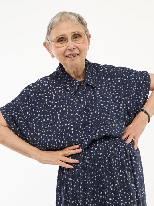 Robe chemise longue léopard -  Facile à enfiler - Kiabi