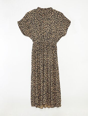 Robe chemise longue léopard - So Easy