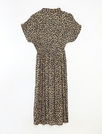 Robe chemise longue léopard - So Easy