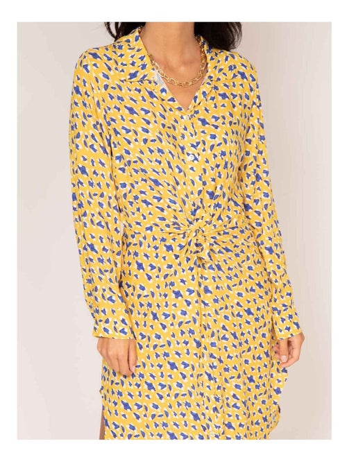 Robe chemise longue motifs IGIRL - Kiabi