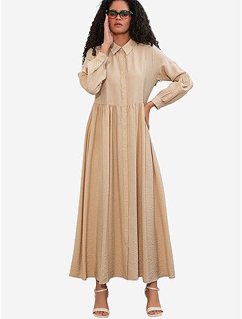 Robe chemise maxi ample bdart
