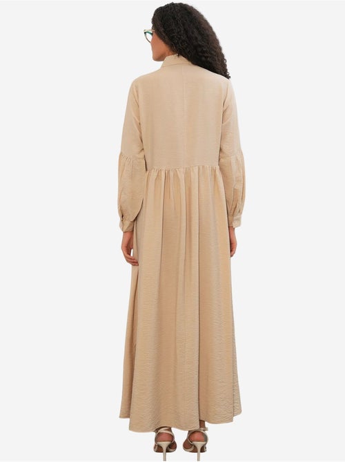Robe chemise maxi ample bdart - Kiabi Robe chemise maxi ample bdart - Kiabi