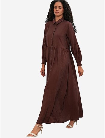 Robe chemise maxi ample bdart