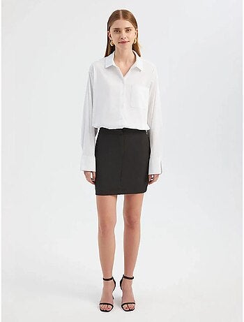 Robe chemise mini combinée hiccup