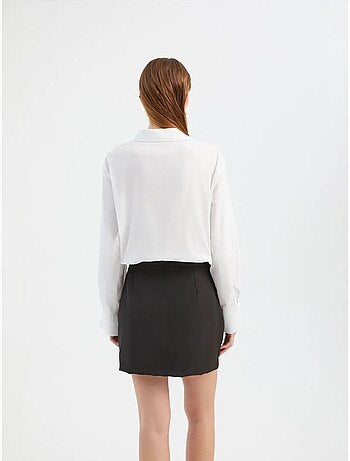 Robe chemise mini combinée hiccup