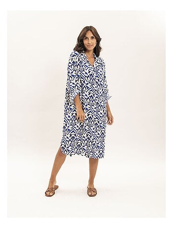 Robe chemise motifs IRVINIE