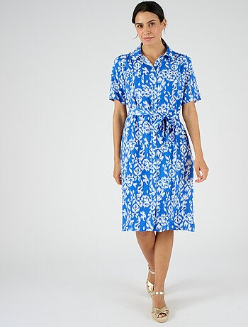 Robe-chemise pure viscose - Damart