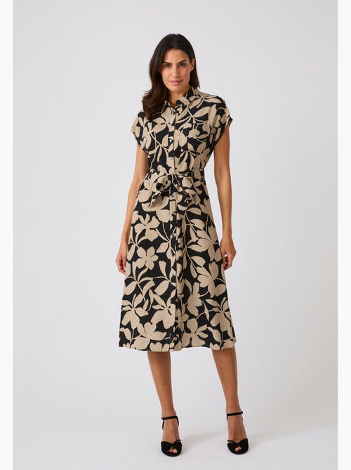 Robe-chemise pure viscose - Damart - Kiabi Robe-chemise pure viscose - Damart - Kiabi