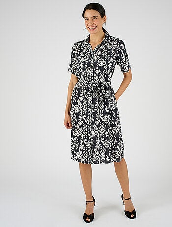 Robe-chemise pure viscose - Damart