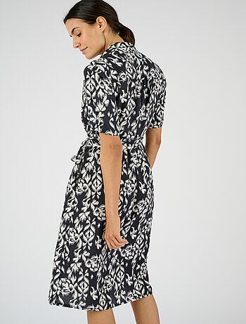 Robe-chemise pure viscose - Damart