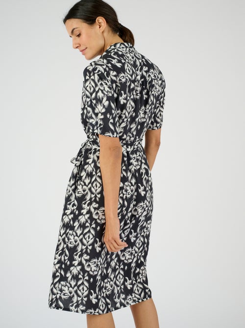 Robe-chemise pure viscose - Damart - Kiabi