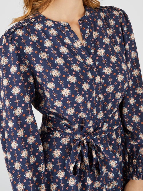Robe-chemise pure viscose Lenzing(TM) EcoVero(TM) - Damart - Kiabi