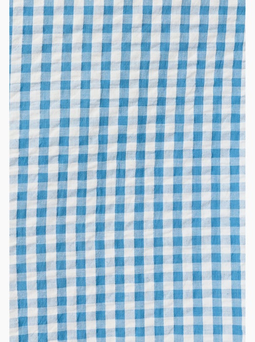 Robe-chemise tissu gaufré - damart - Kiabi