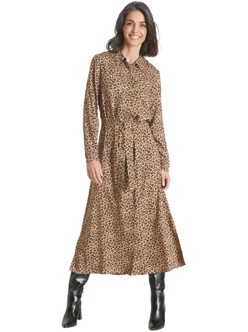 Robe chemisier boutonnée - DAXON - Kiabi