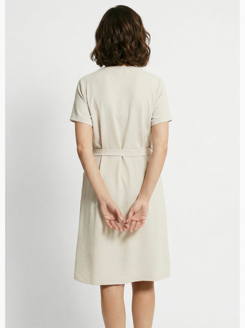 Robe chemisier en crêpe, style ethnique - afibel - Kiabi