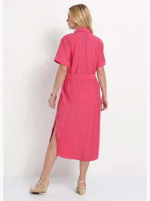 Robe chemisier longue manches courtes - Afibel - Kiabi