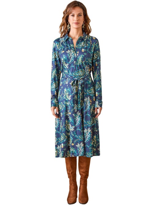 Robe chemisier maille chaude - DAXON - Kiabi