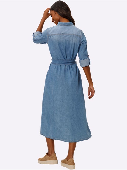 Robe-chemisier Pur Coton - Taille Standard - helline - Kiabi