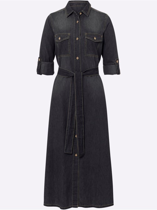 Robe-chemisier Pur Coton - Taille Standard - helline - Kiabi