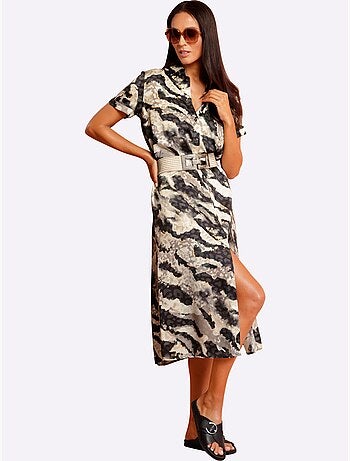 Robe-chemisier Pure Viscose - Taille Standard - Helline