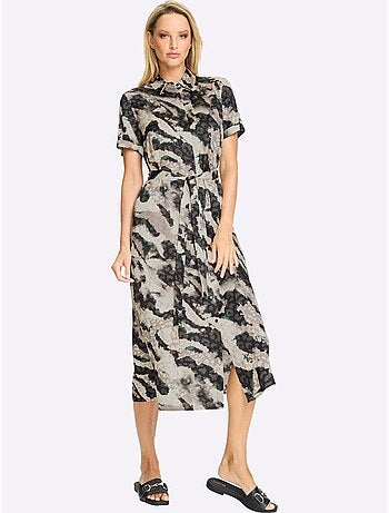 Robe-chemisier Pure Viscose - Taille Standard - Helline