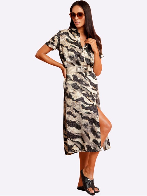 Robe-chemisier Pure Viscose - Taille Standard - helline - Kiabi