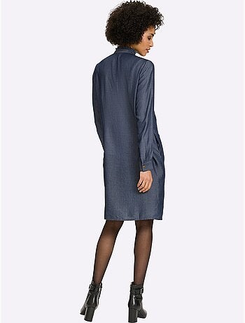 Robe Chemisier Qualité Denim - Taille Standard - Helline