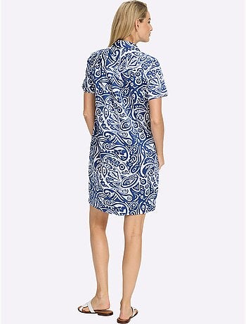 Robe chemisier qualité tissée - taille standard - helline