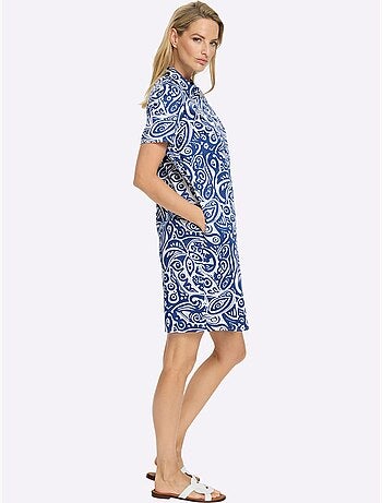 Robe chemisier qualité tissée - taille standard - helline