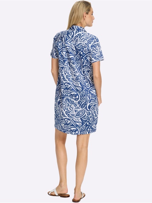 Robe chemisier qualité tissée - taille standard - helline - Kiabi
