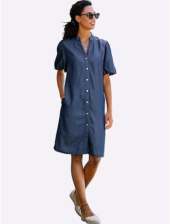 Robe Chemisier Qualité Tissée - Taille Standard - Helline