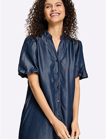 Robe Chemisier Qualité Tissée - Taille Standard - Helline